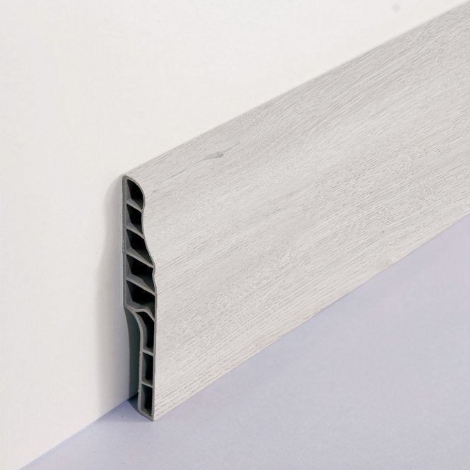 Alaska White SPC Skirting 9cm x 240cm x 15mm