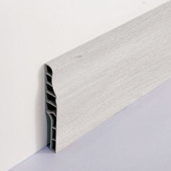 Alaska White SPC Skirting 9cm x 240cm x 15mm