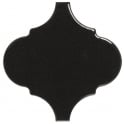 Equipe Alhambra Black Gloss 12cm x 12cm Wall Tile