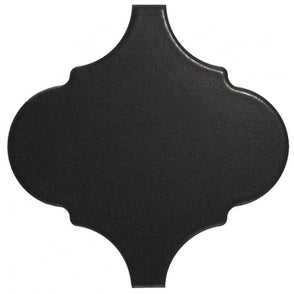 Equipe Alhambra Black Matt 12cm x 12cm Wall Tile