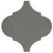 Equipe Alhambra Dark Grey Gloss 12cm x 12cm Wall Tile