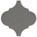 Equipe Alhambra Dark Grey Gloss 12cm x 12cm Wall Tile
