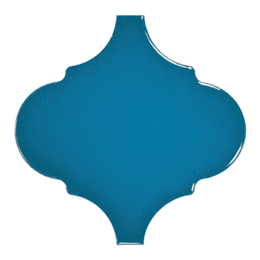 Equipe Alhambra Electric Blue Gloss 12cm x 12cm Wall Tile