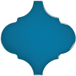 Equipe Alhambra Electric Blue Gloss 12cm x 12cm Wall Tile