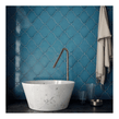 Equipe Alhambra Electric Blue Gloss 12cm x 12cm Wall Tile