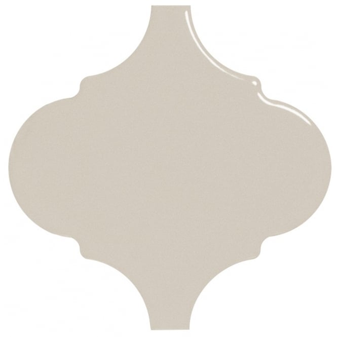 Equipe Alhambra Greige Gloss 12cm x 12cm Wall Tile