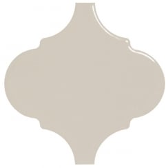 Equipe Alhambra Greige Gloss 12cm x 12cm Wall Tile
