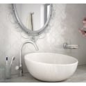 Equipe Alhambra White Gloss 12cm x 12cm Wall Tile
