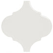 Equipe Alhambra White Gloss 12cm x 12cm Wall Tile