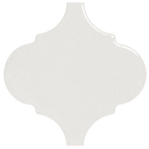 Equipe Alhambra White Gloss 12cm x 12cm Wall Tile