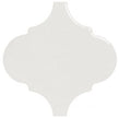 Equipe Alhambra White Gloss 12cm x 12cm Wall Tile