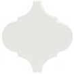 Equipe Alhambra White Gloss 12cm x 12cm Wall Tile