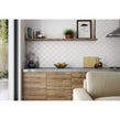 Equipe Alhambra White Matt 12cm x 12cm Wall Tile