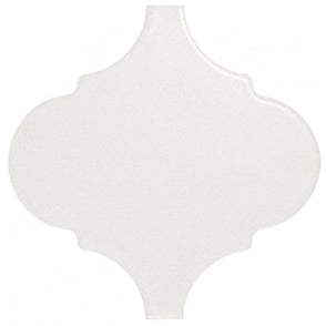 Equipe Alhambra White Matt 12cm x 12cm Wall Tile
