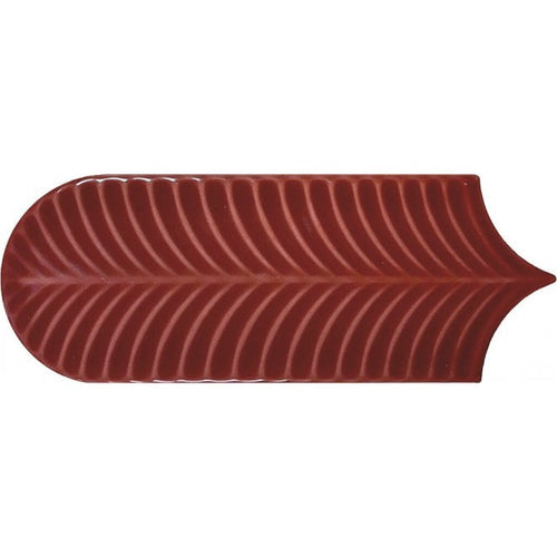 Alma Scale Garnet 8cm x 21.5cm Wall Tile