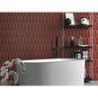 Alma Scale Garnet 8cm x 21.5cm Wall Tile