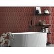 Alma Scale Garnet 8cm x 21.5cm Wall Tile