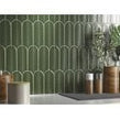 Alma Scale Green 8cm x 21.5cm Wall Tile