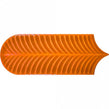 Alma Scale Ochre 8cm x 21.5cm Wall Tile