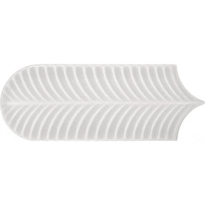 Alma Scale White 8cm x 21.5cm Wall Tile