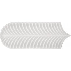 Alma Scale White 8cm x 21.5cm Wall Tile