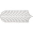 Alma Scale White 8cm x 21.5cm Wall Tile