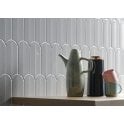 Alma Scale White 8cm x 21.5cm Wall Tile