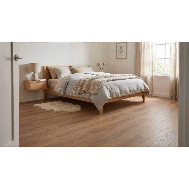 Almond Oak Laminate 19.7cm x 121.8cm x 8mm (2.4 Sq/M Per Pack)