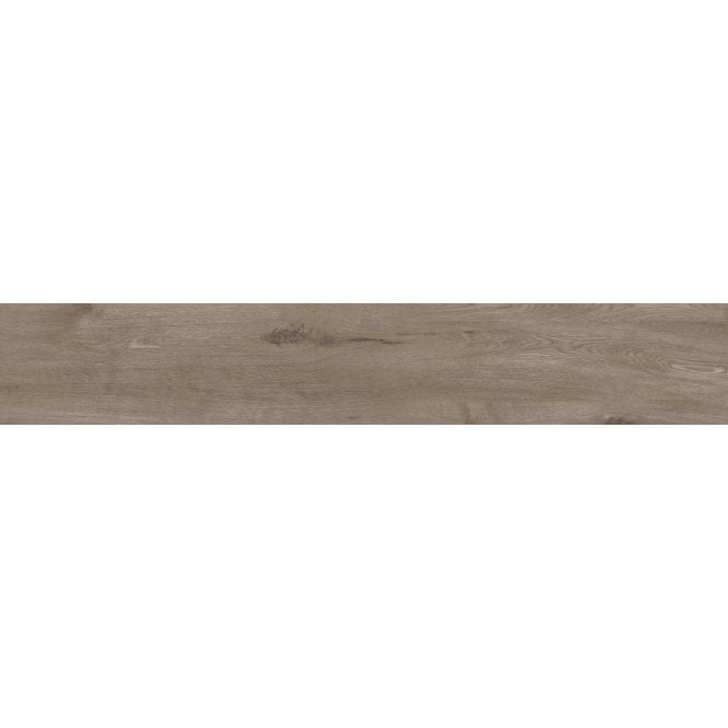 Alpina Wood Brown 19.8cm x 119.8cm Wall and Floor Tile