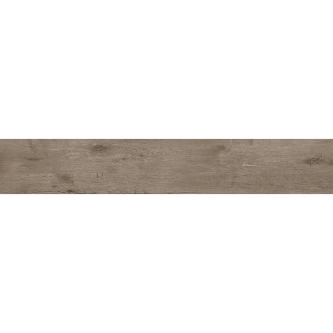 Alpina Wood Brown 19.8cm x 119.8cm Wall and Floor Tile