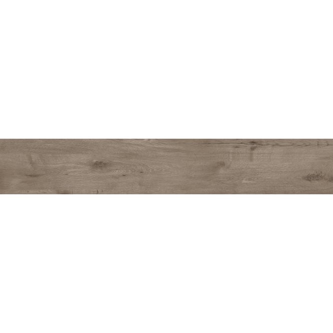 Alpina Wood Brown 19.8cm x 119.8cm Wall and Floor Tile
