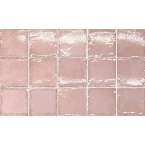 Equipe Altea Dusty Pink 10cm x 10cm Wall Tile