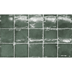 Equipe Altea Pine Green 10cm x 10cm Wall Tile