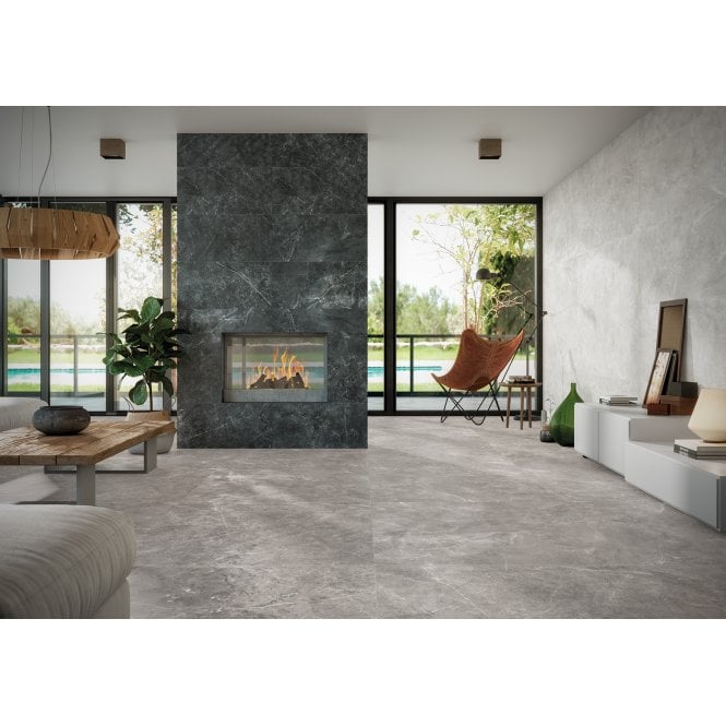 Amalfi Grey XL Rectified 100cm x 100cm Floor Tile