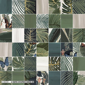 Italian Design Amazonia Forest 20.3cm x 20.3cm Wall & Floor Tile