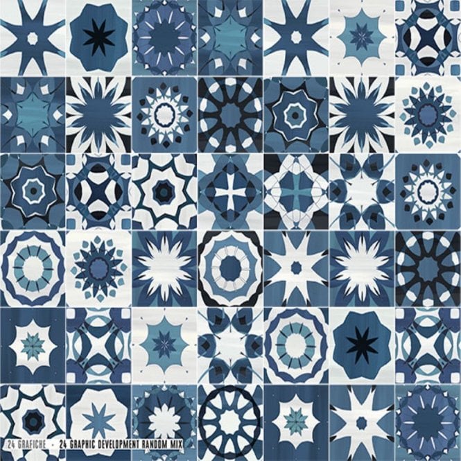 Italian Design Amazonia Ocean 20.3cm x 20.3cm Wall & Floor Tile