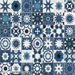 Italian Design Amazonia Ocean 20.3cm x 20.3cm Wall & Floor Tile