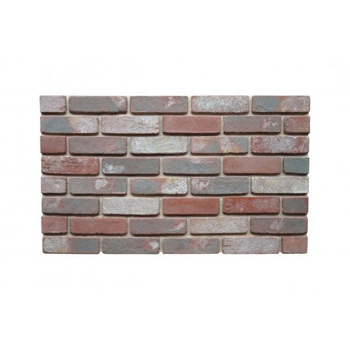 Ancient Red Mix Brick Flat 5.7cm x 19.4cm Wall Tile (Box)