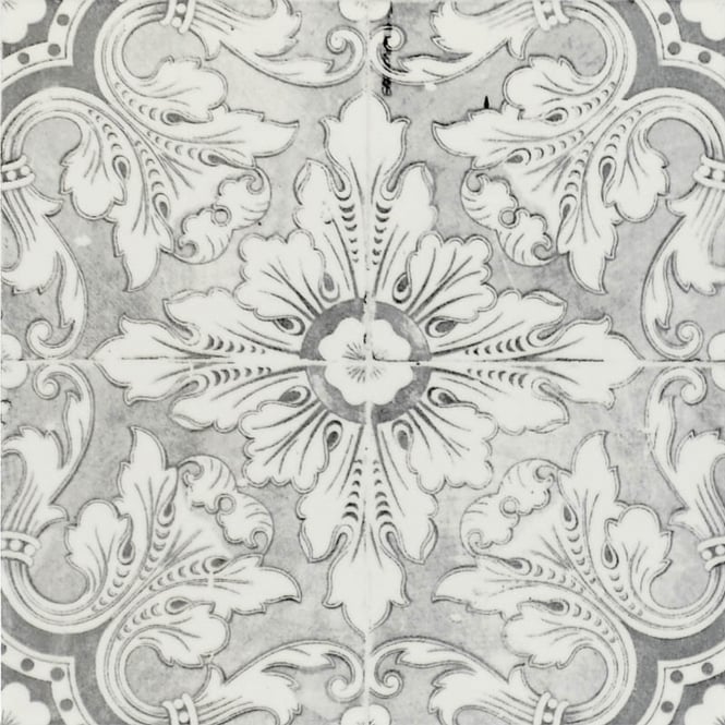 Yurtbay Seramiks Antalya Grey Pattern 20cm x 20cm Wall Tile