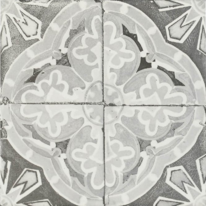 Yurtbay Seramiks Antalya Grey Pattern 20cm x 20cm Wall Tile