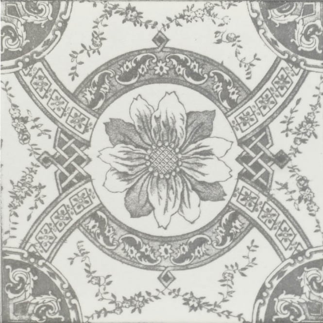 Yurtbay Seramiks Antalya Grey Pattern 20cm x 20cm Wall Tile