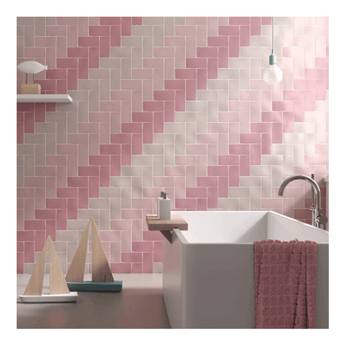 Cevica Antic Pastel Rosa 7.5cm x 15cm Wall Tile