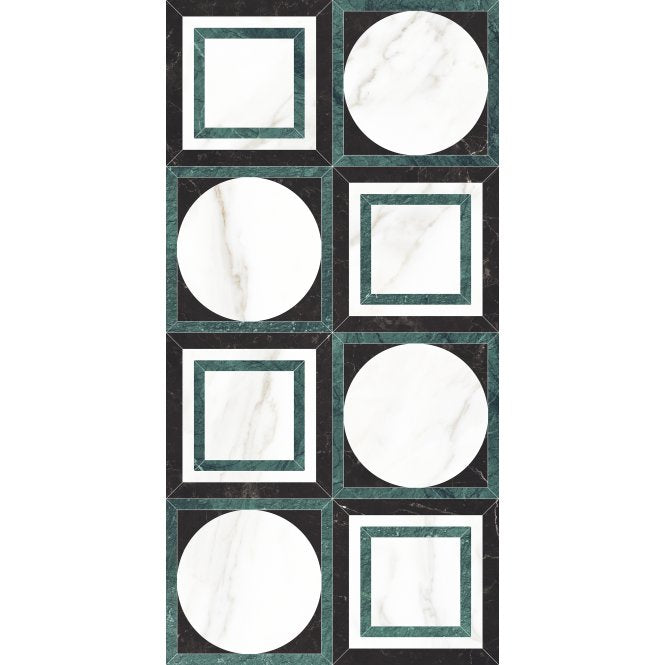 Antico Verde Decor 60cm x 120cm Wall & Floor Tile