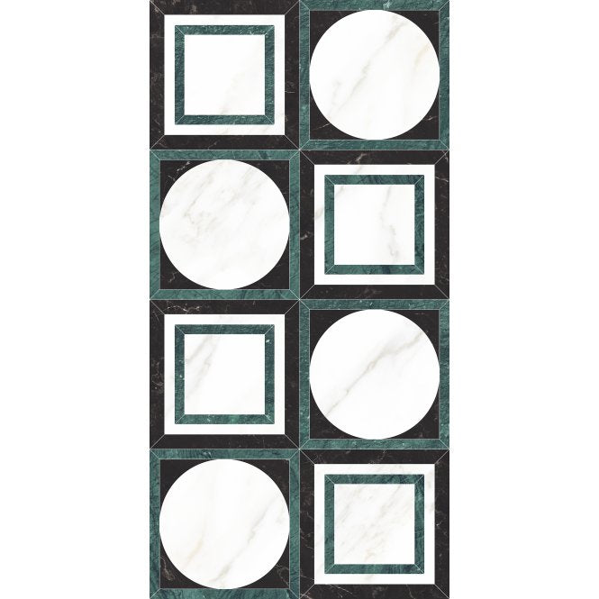 Antico Verde Decor 60cm x 120cm Wall & Floor Tile