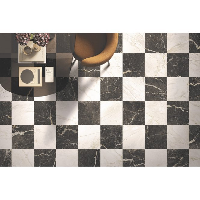 Italian Design Antique Aurea Nero Trastevere 30cm x 30cm Wall and Floor Tile