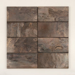 Antique Bronze Brick 28.6cm x 29.8cm Mosaic Tile