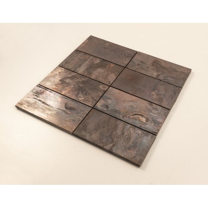Antique Bronze Brick 28.6cm x 29.8cm Mosaic Tile