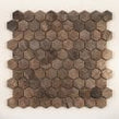 Antique Bronze Hexagon 27.6cm x 28.6cm Mosaic Tile