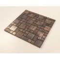 Antique Bronze Random 29.8cm x 29.8cm Mosaic Tile