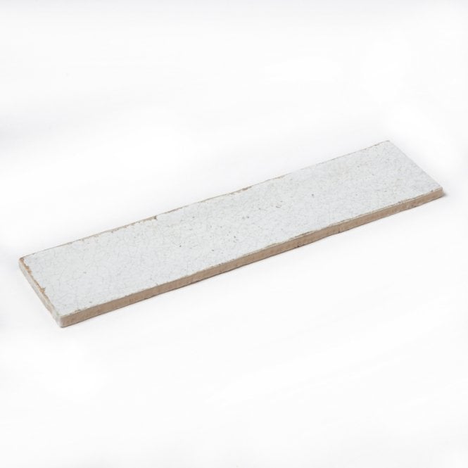 Antique Craquele White 7.5cm x 30cm Wall Tile